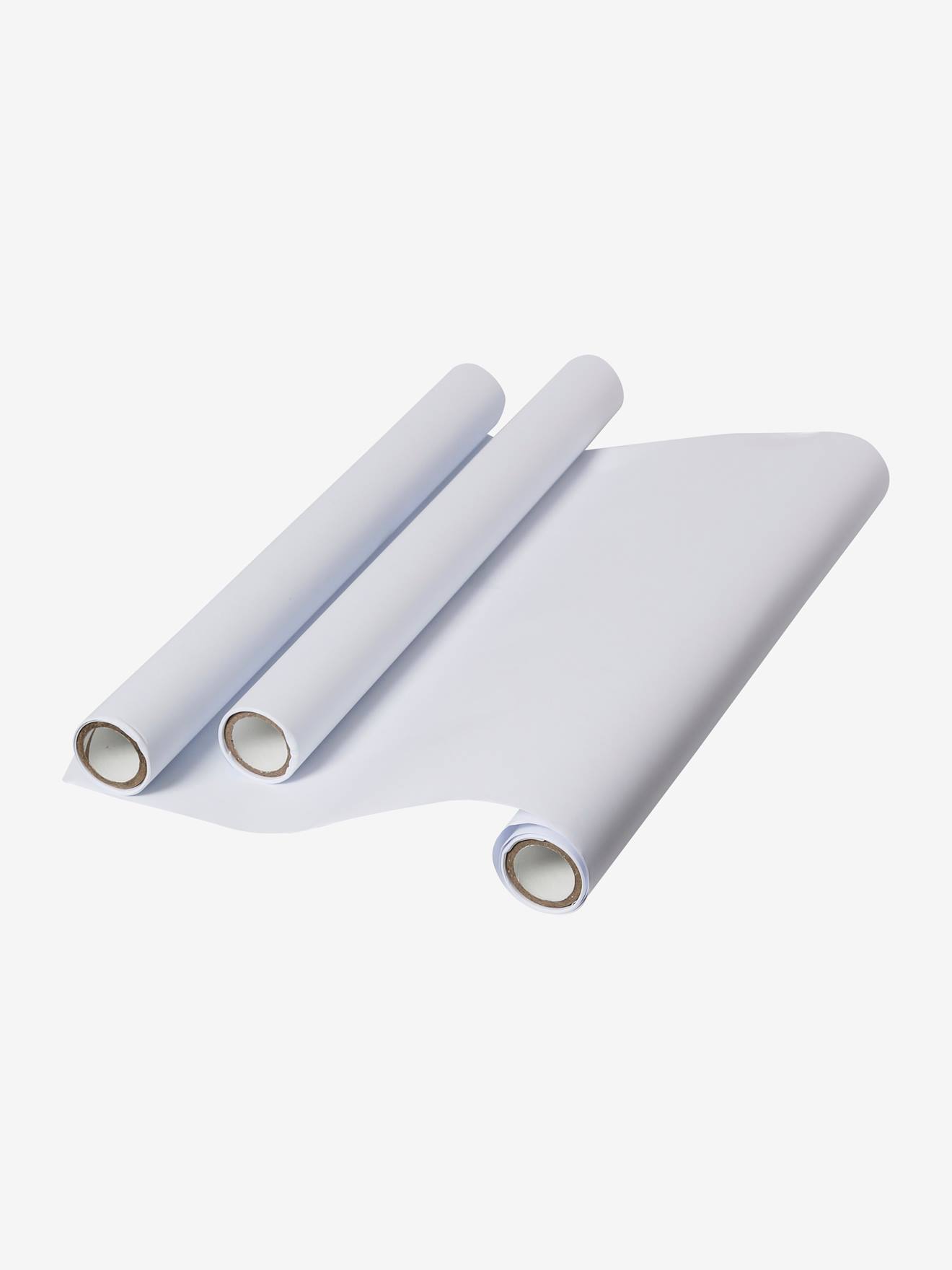 Vertbaudet 3er-Pack Malpapier-Rollen für Tafel - weiß