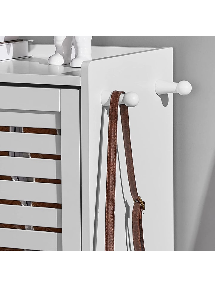 SoBuy Schuhschrank in Weiß - (B)55 x (H)112 x (T)30cm günstig kaufen onesize