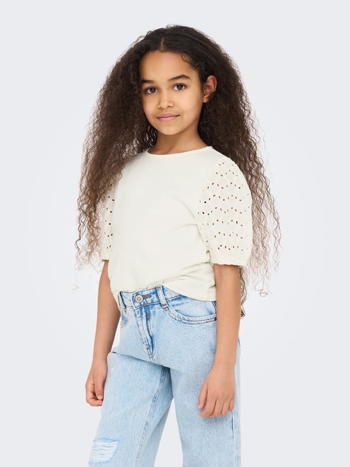 KIDS ONLY Shirt in Creme günstig kaufen