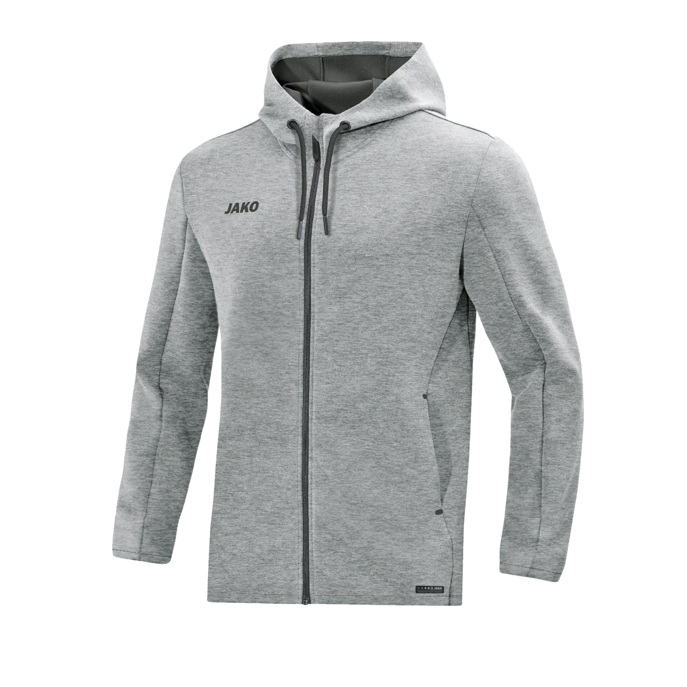 Jako Premium Basic Kapuzenjacke Grau F40