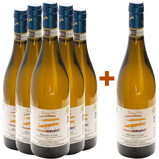 5+1 Paket Canelli SiFaSol Moscato d'Asti DOCG - Scagliola Giacomo