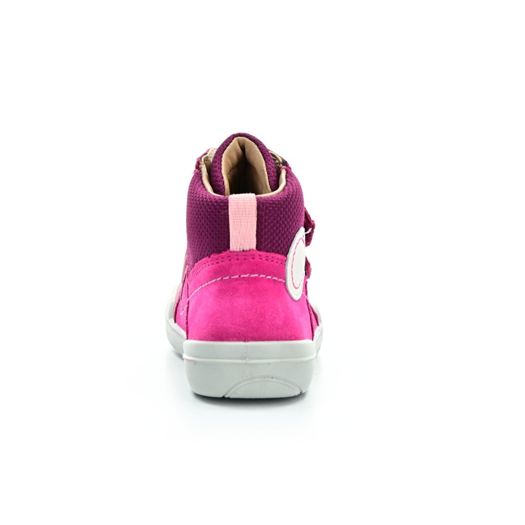 Superfit Superfree Nappa Pink/Rot Barfußstiefeletten