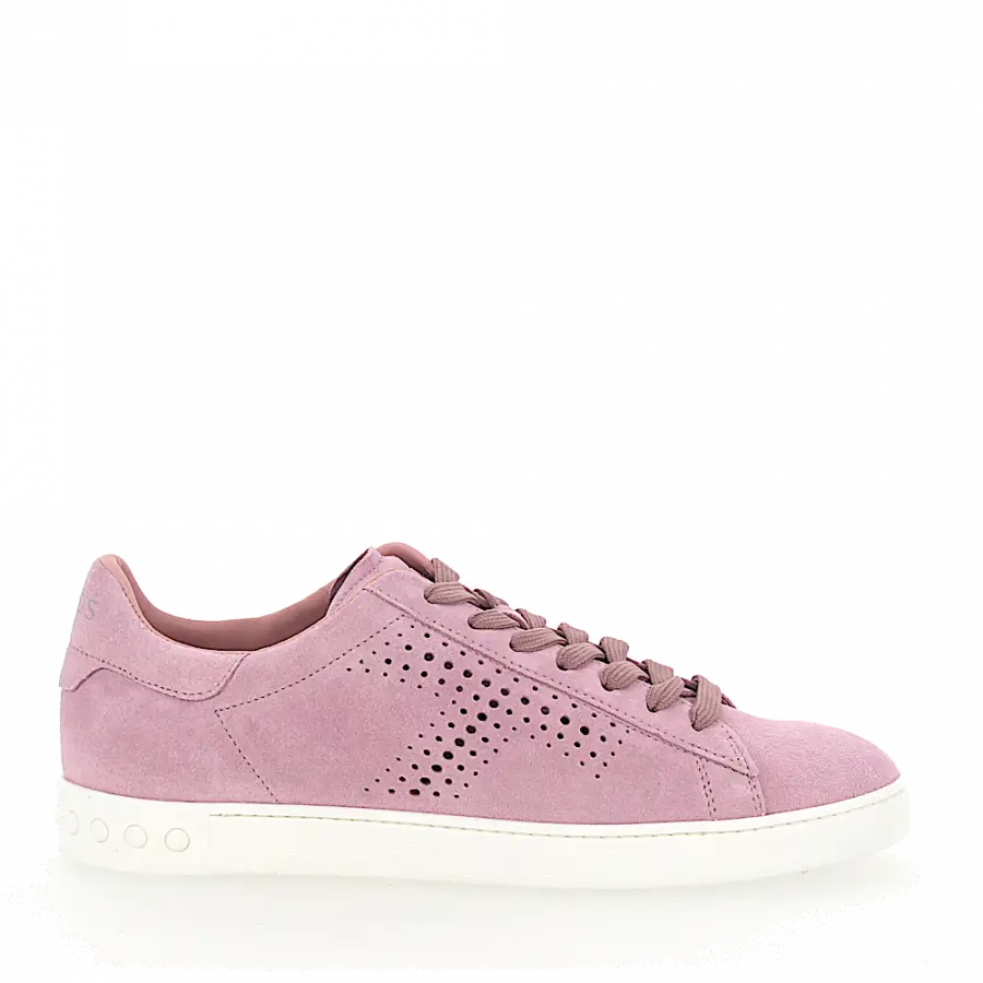 Tod's - Sneaker low A0T490 Lochmuster rosé - pink