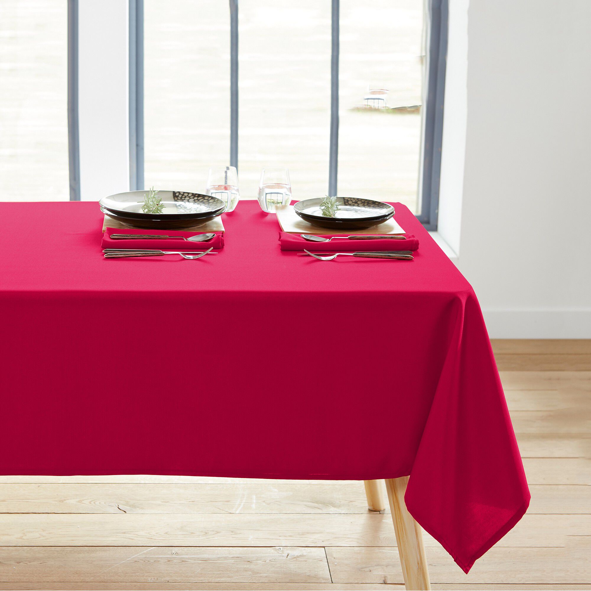 Nappe unie entretien facile