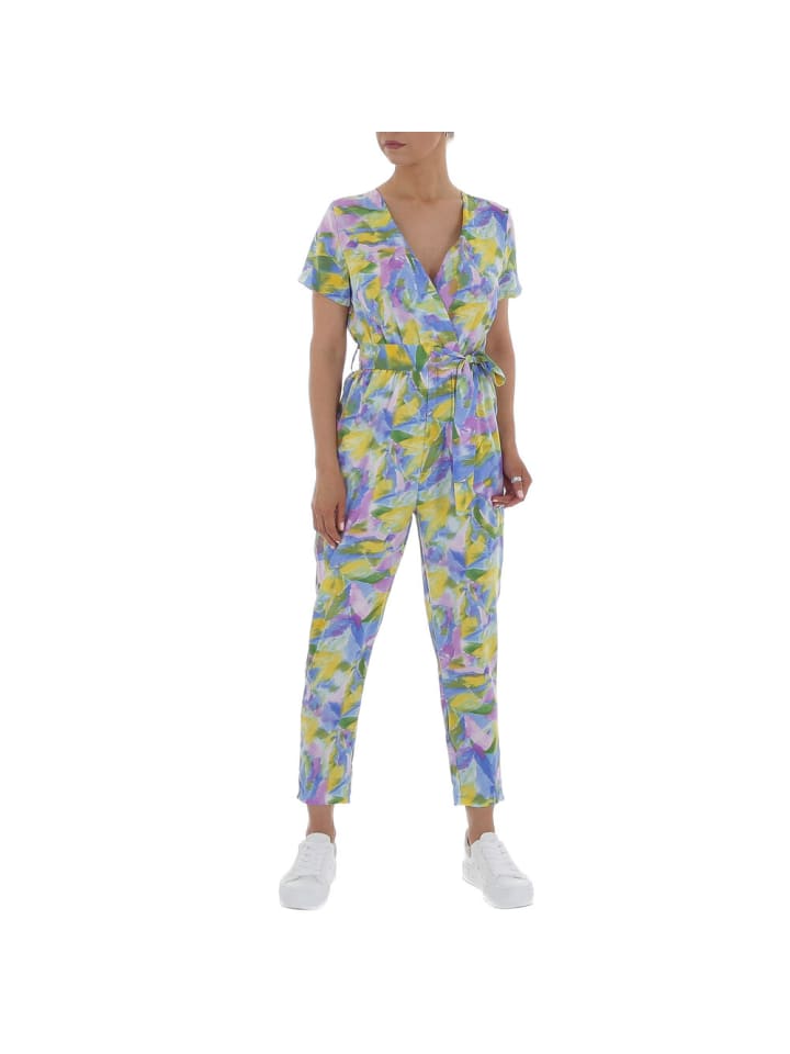 Ital-Design Jumpsuit & Zweiteiler in Blau und Gelb günstig kaufen