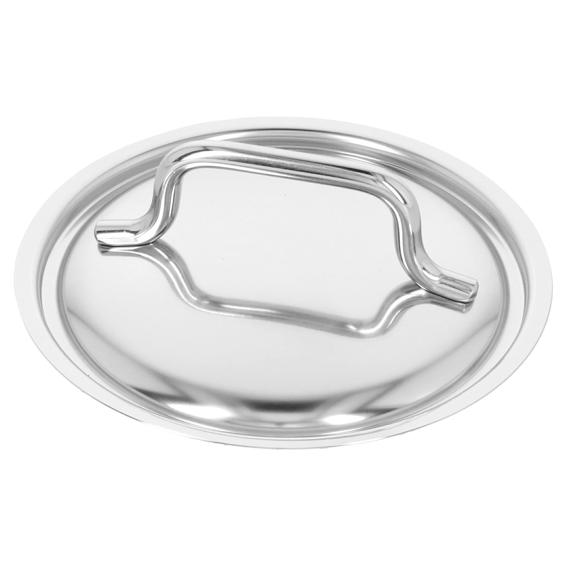 Stieltopf mit Deckel 14 cm, 18/10 Edelstahl, Silber