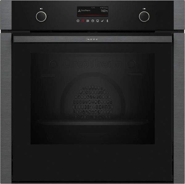 NEFF Backofen N 50 B6ACP7AG0, mit Teleskopauszug nachrüstbar, Pyrolyse-Selbstreinigung, voll versenkbare Backofentür dank Hide®
