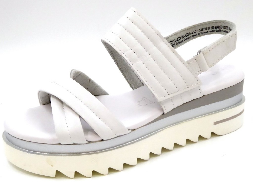 MARCO TOZZI Klassische Sandalen weiss