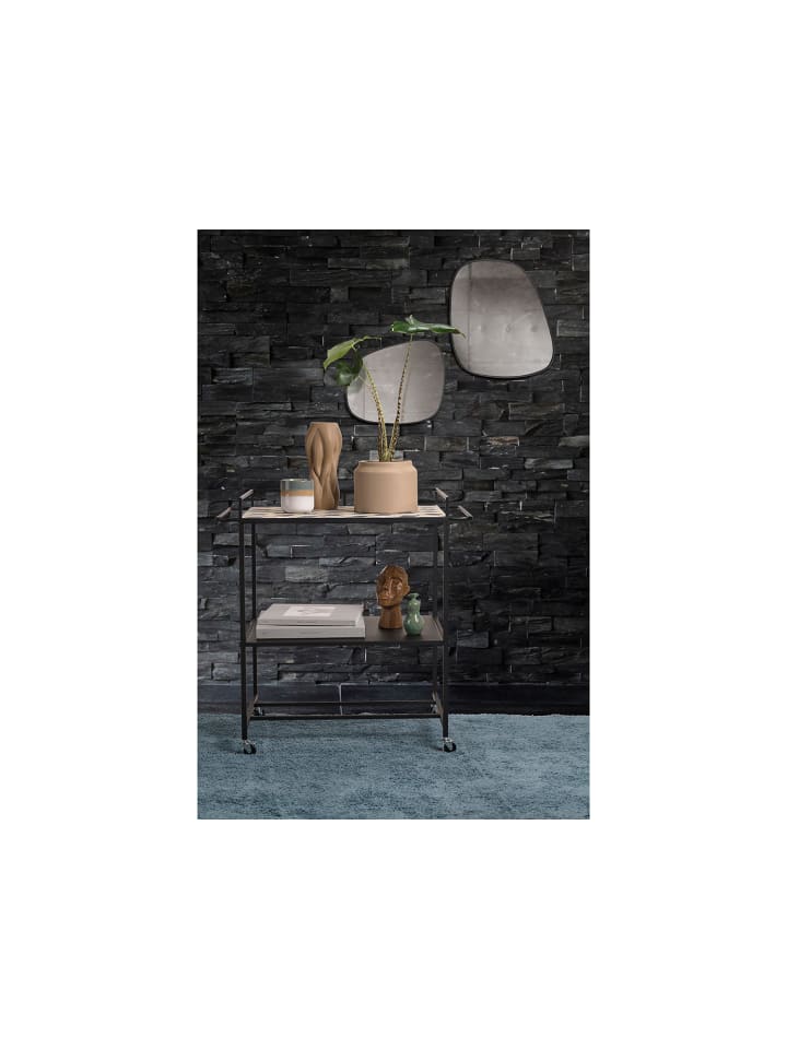 Villa Collection Spiegel Venja in Schwarz günstig kaufen 40 x 34 cm