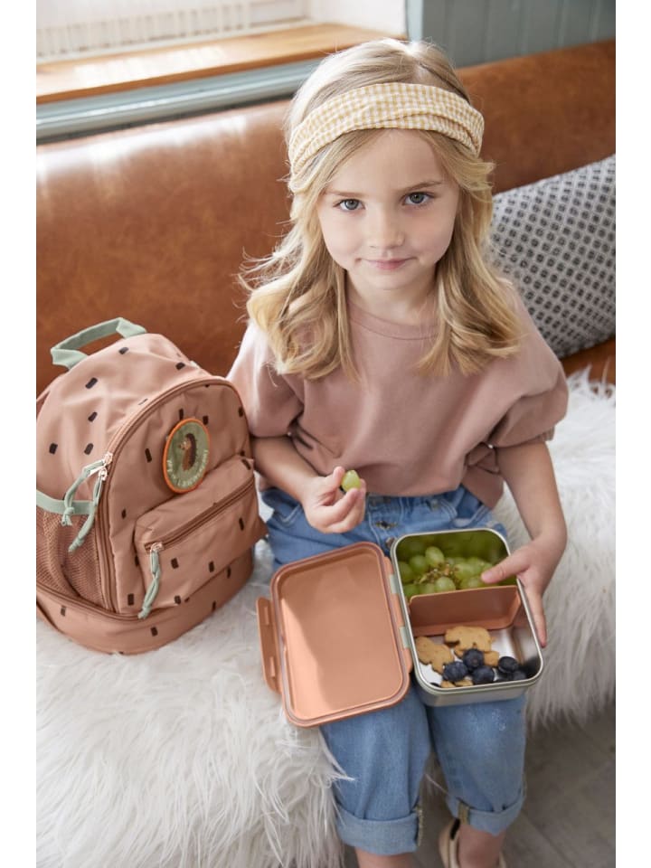Lässig Lässig Brotdose Kinder - Edelstahl Lunchbox, Happy Prints caramel günstig kaufen onesize