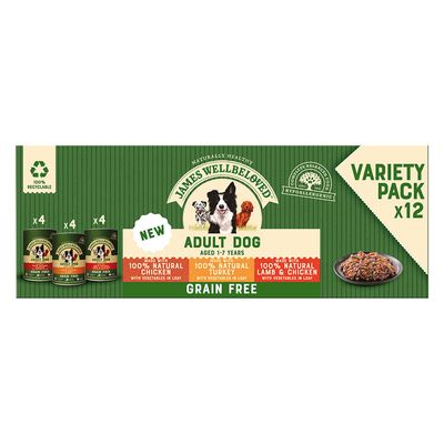 James Wellbeloved Adult Grain Free Mixpaket