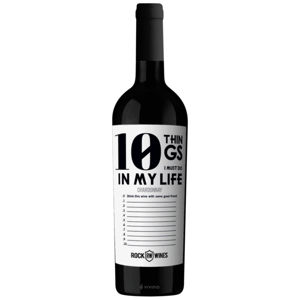 Rock Wines 10 Things I Must Do In My Life Chardonnay 2019