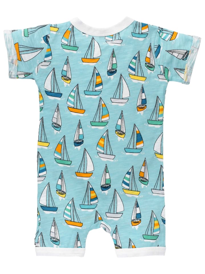 Villervalla Strampler Sailboat in blau günstig kaufen 62