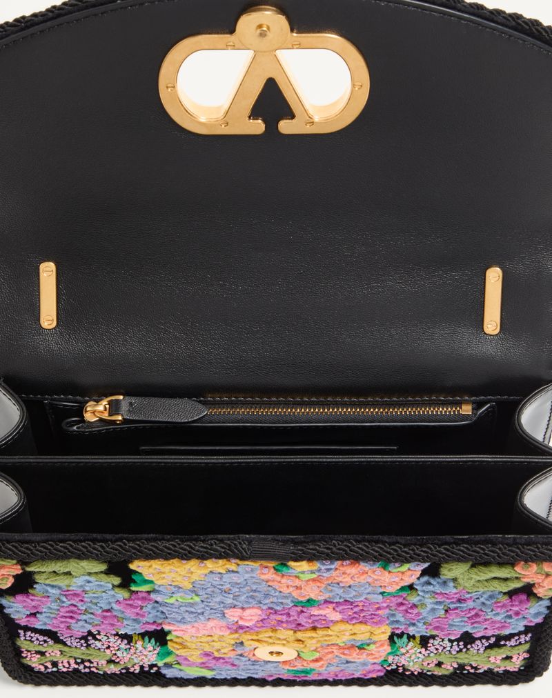 Valentino Garavani Bolsa de Ombro Bordada Vain