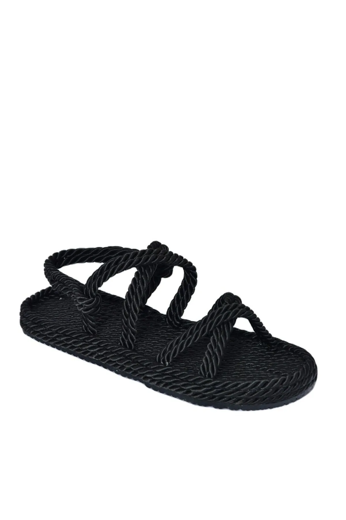 Fox Shoes  Schwarze Damensandalen H596011704