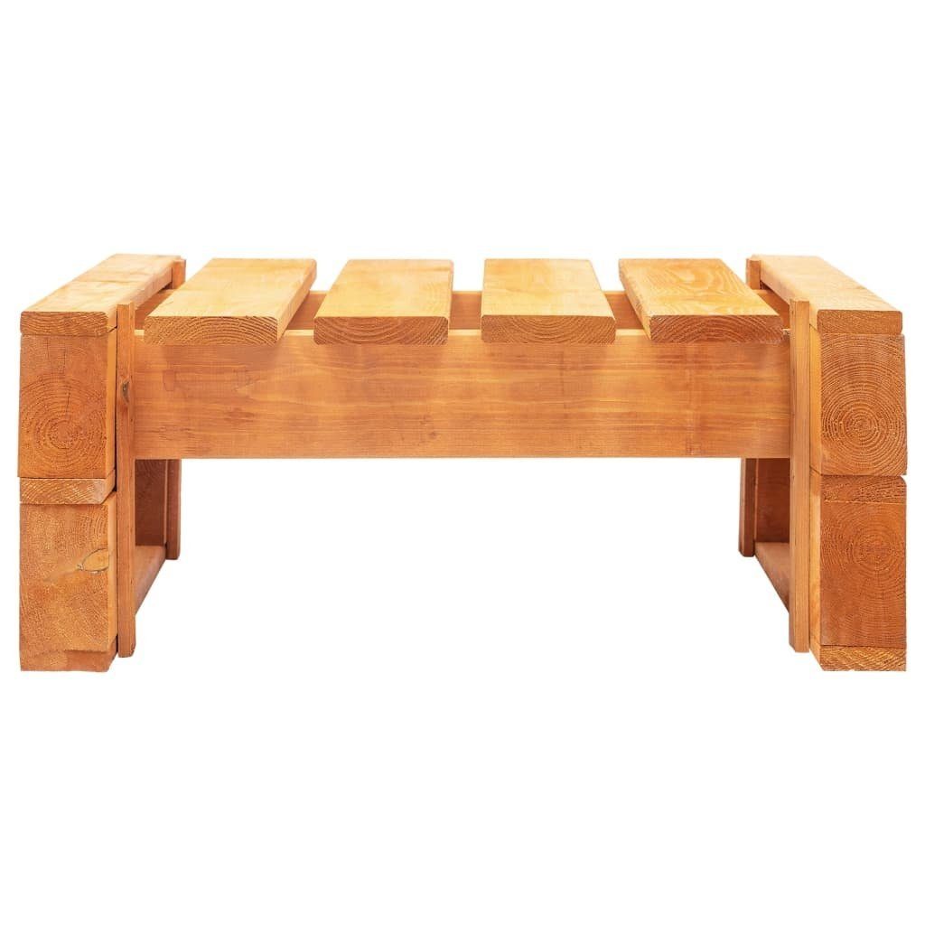 möbelando Gartenlounge-Hocker Astrid (LxBxH: 60x60x25 cm), aus Kiefer in Honigbraun