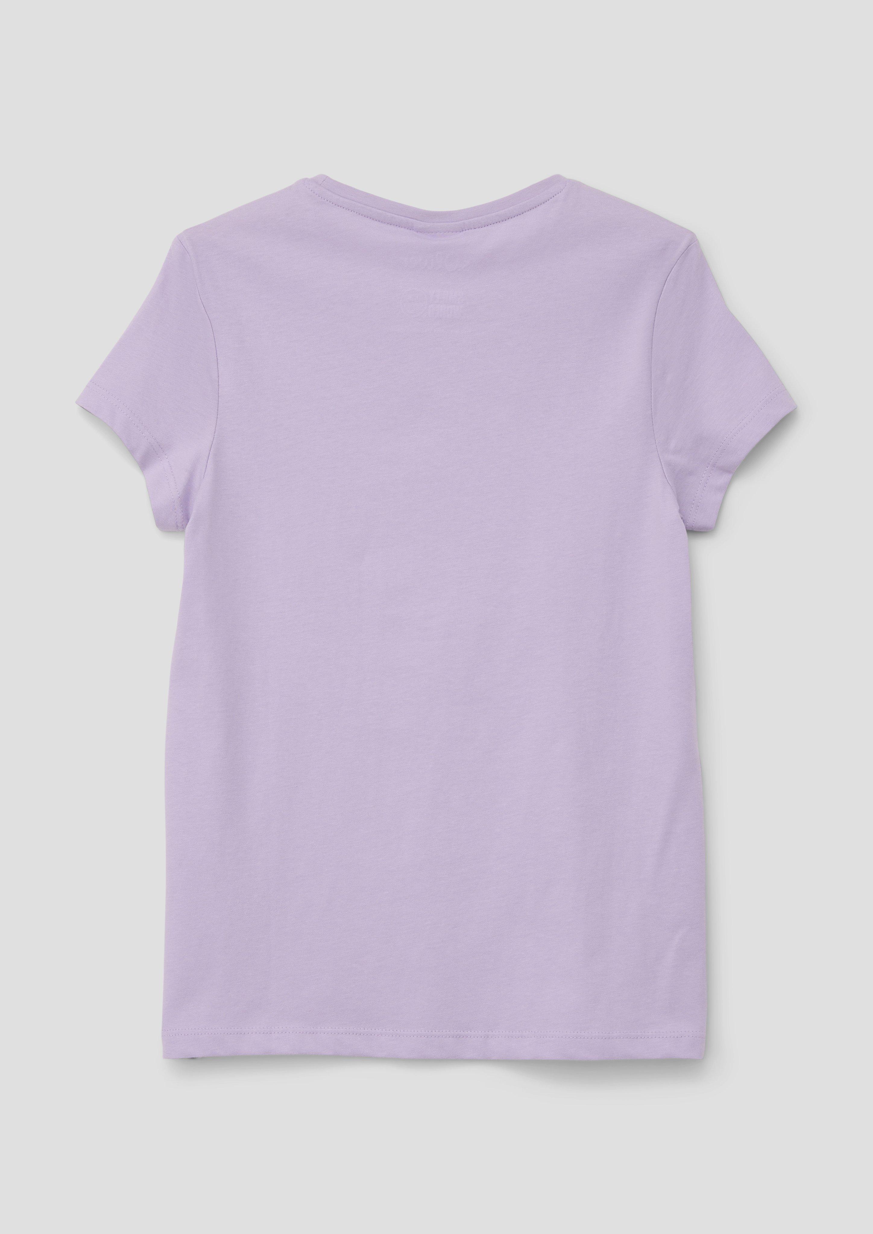 Baumwolljerseyshirt mit Smiley-Frontprint  2142434-4704
