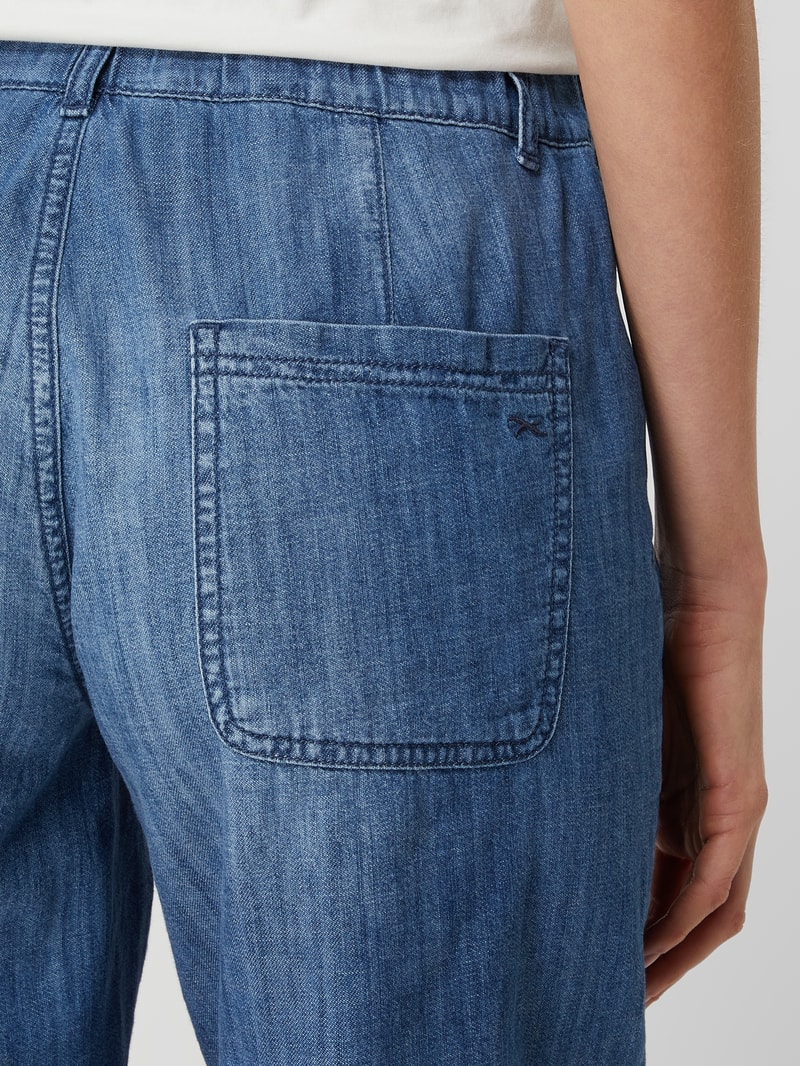 Jeansshorts aus Baumwolle Modell 'Maine' in hellblau