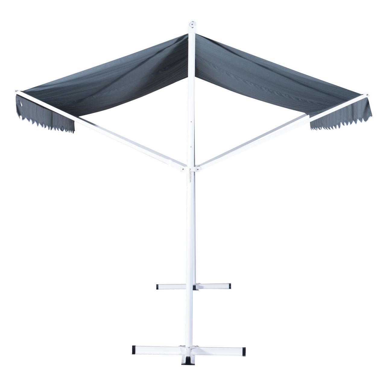 Outsunny Standmarkise, Grau 4,5x3,42m