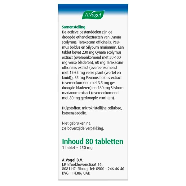 A.Vogel Boldocynara tabletták Gyógyszer - 80 darab