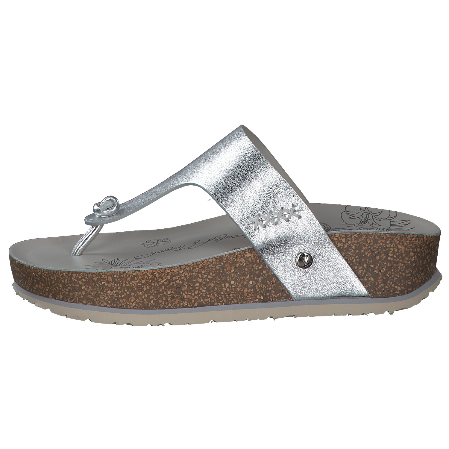 Panama Jack Quinoa B, Zehentrenner, Damen, Grau