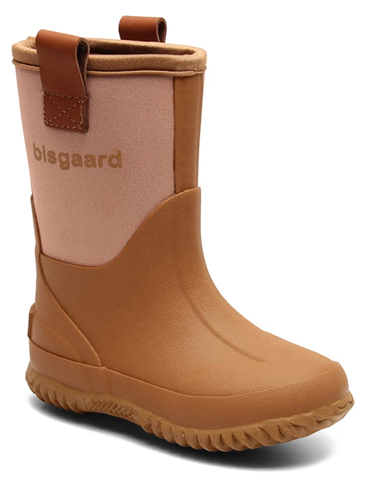 bisgaard Gummistiefel in Hellbraun/ Rosa günstig kaufen