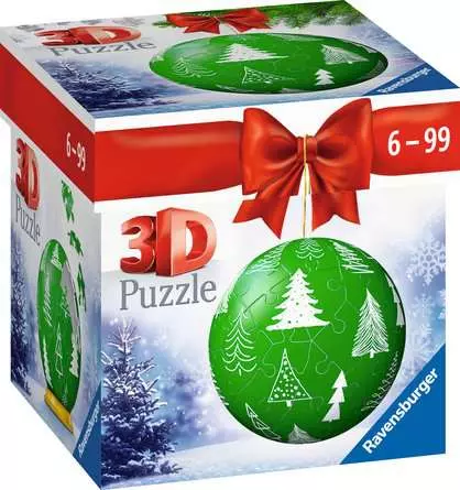 3D Puzzle Ball Weihnachtskugel Tannenbaum