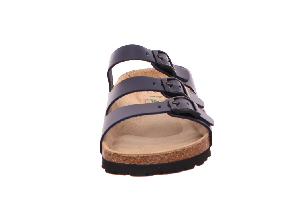 AMBITIOUS Klassische Sandalen blau Tieffußbett-bis30mm
