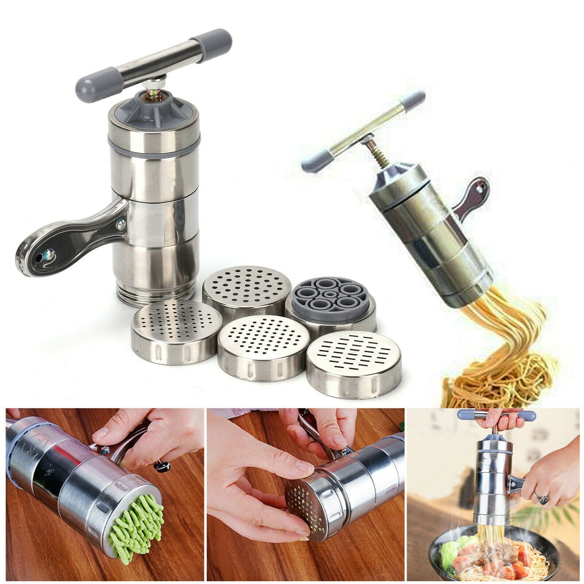 EBUY Nudelmaschine Edelstahl Nudelmaschine