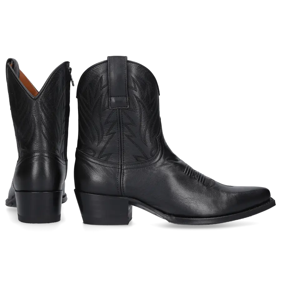 Sendra - Cowboystiefel 16971 Kalbsleder - schwarz