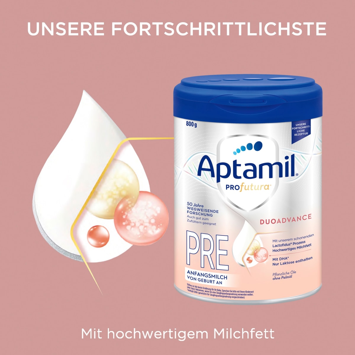 Anfangsmilch Pre Profutura Duo Advance von Geburt an, 0,8 kg