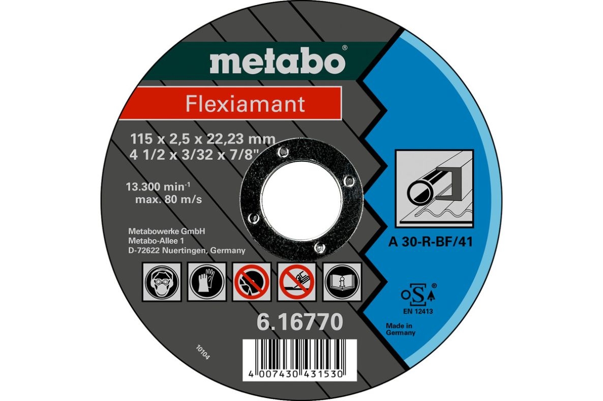 Metabo pribor 616770000 Rezna ploča Ø 115x2,5x22,2 mm čelik Flexiamant