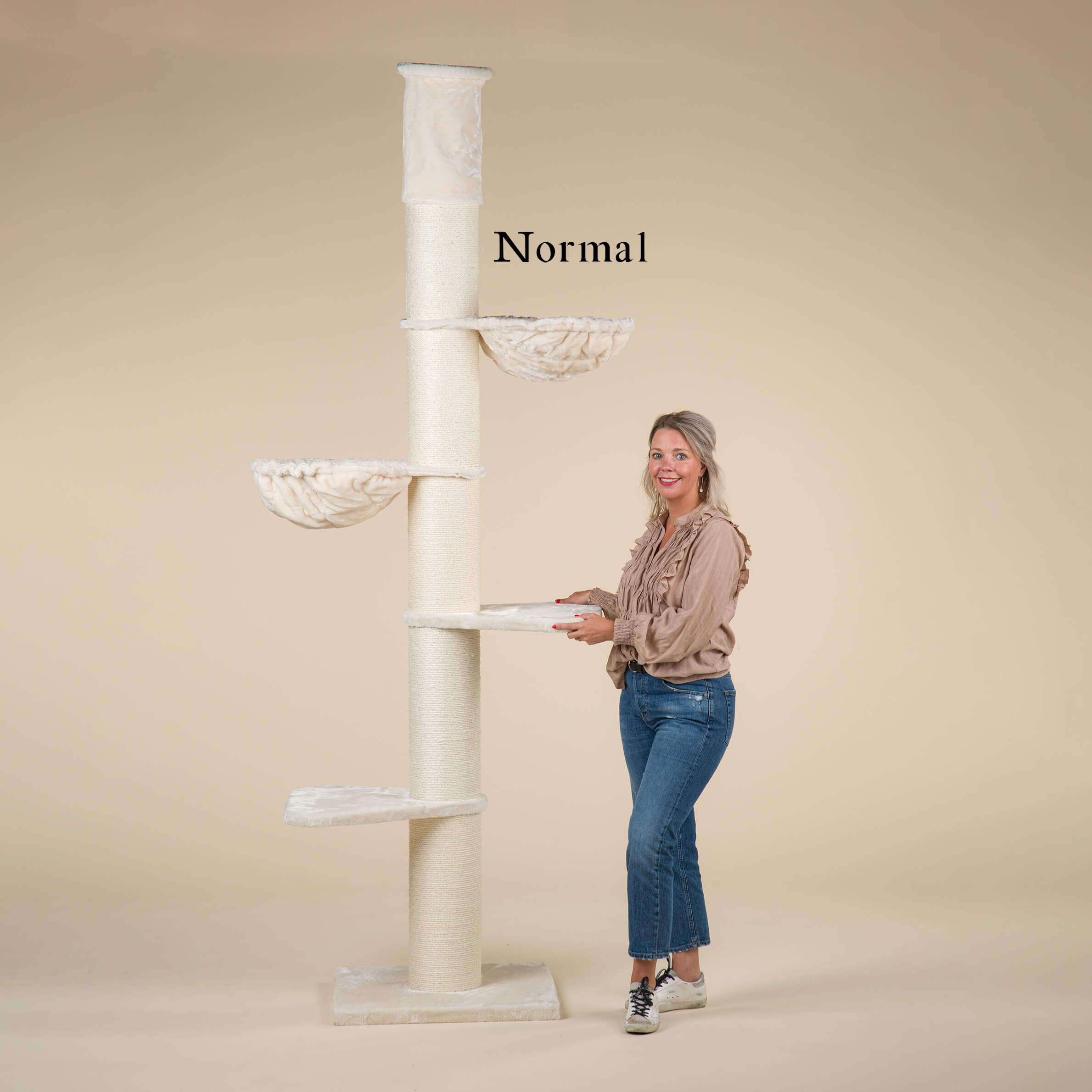RHR Quality Kratzbäume RHR Quality Kratzbaum Maine Coon Tower creme/ beige