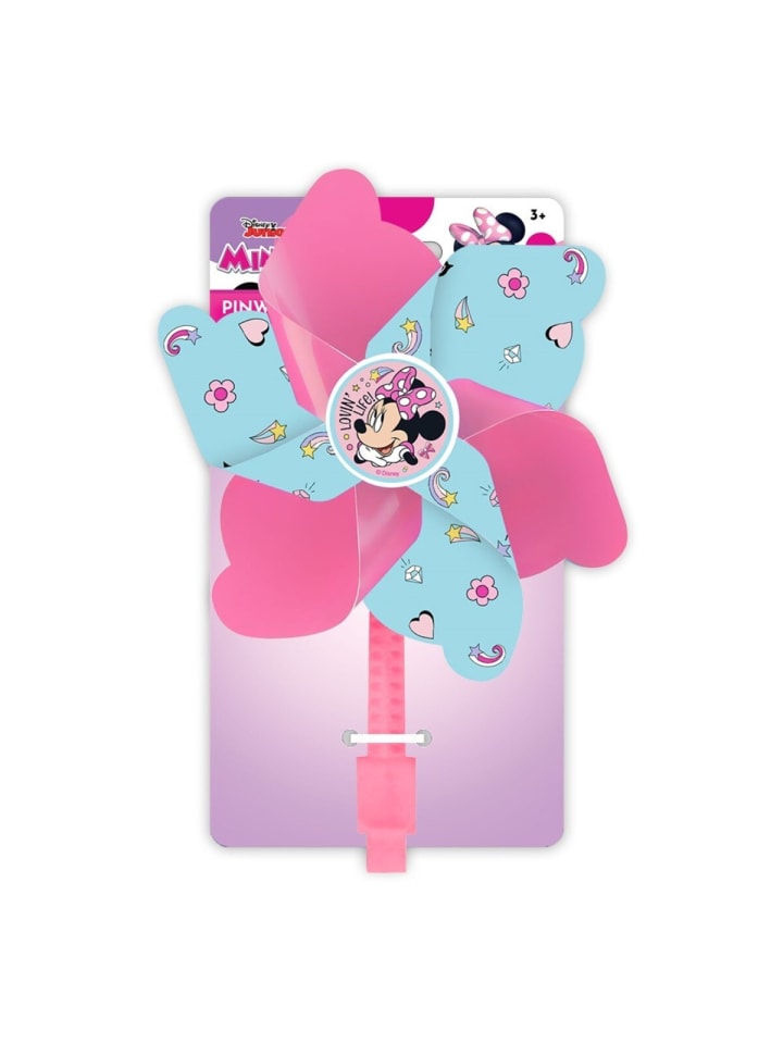 Disney Minnie Mouse Minnie Mouse Fahrrad-Zubehör – Windmühle für fröhliche Fahrten in Rosa günstig kaufen 17 cm