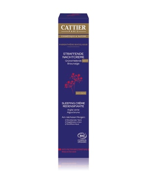 Cattier Anti-Aging Pflege Grüne Heilerde - Braunalge Nachtcreme-50 ml