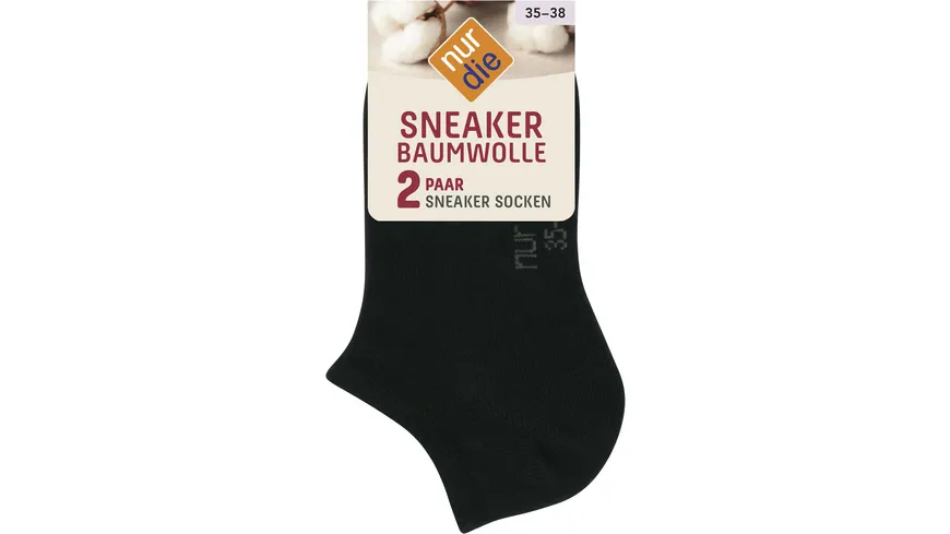 NUR DIE Damen Füßlinge 940 schwarz