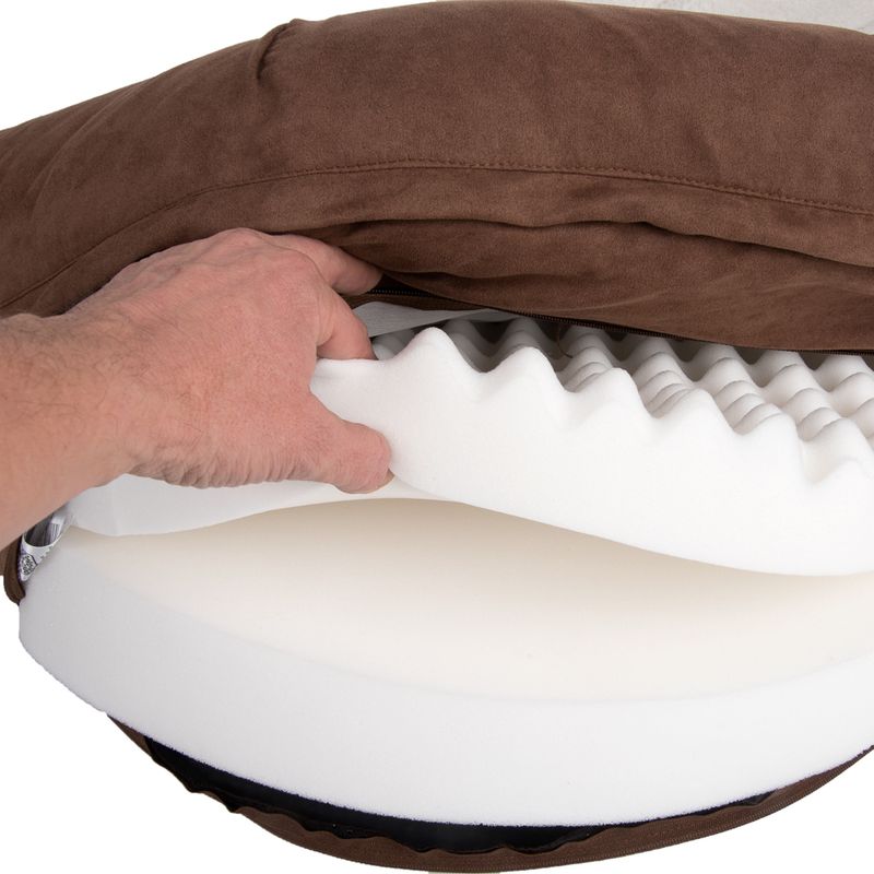 Hundebett Memory oval - braun zu TOP-Preisen