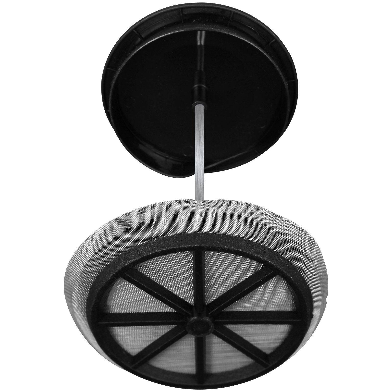 Koopman French Press Kanne Kaffeebereiter 1 Liter Presse Teebereiter Kaffeezubereiter, Edelstahl Glas Ausgießer Filter Pressfilterkanne Kaffeekanne