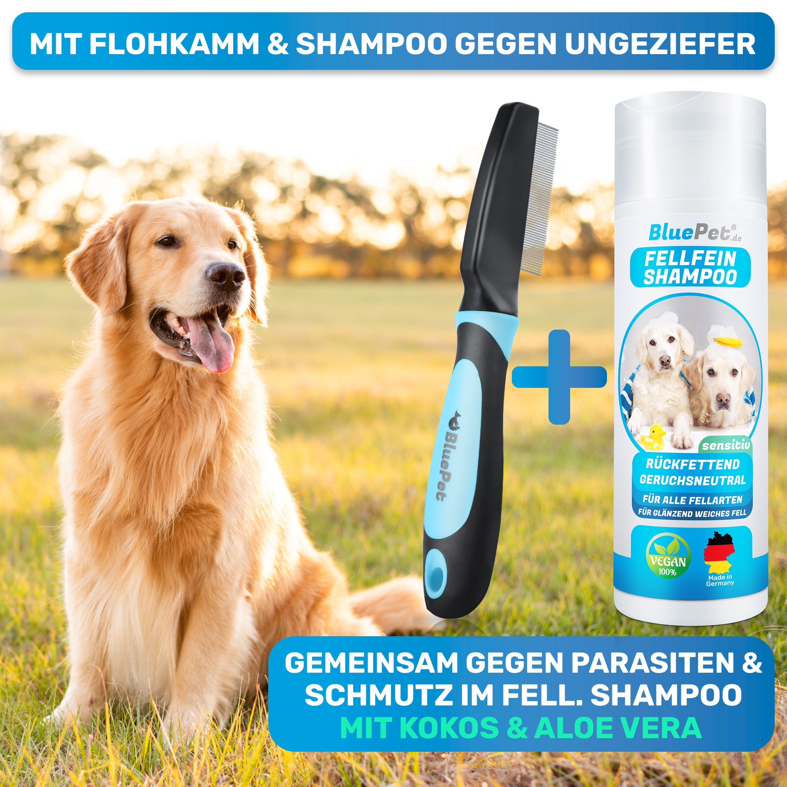 BluePet Flohkamm 