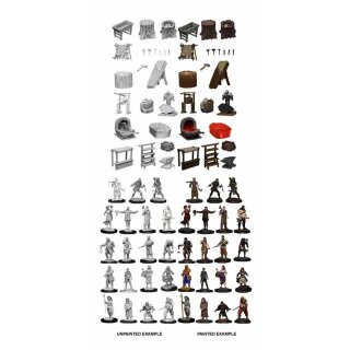 WizKids Deep Cuts Miniatures - Townspeople & Accessories
