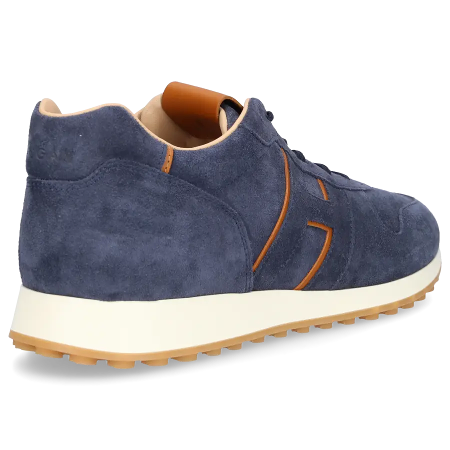 Hogan - Sneaker low H383 Veloursleder - blau