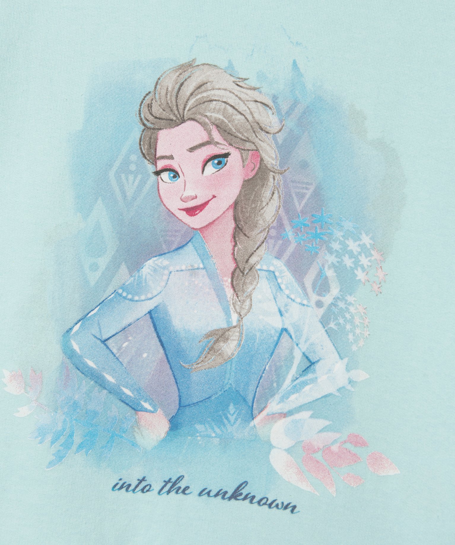 Sweat fille imprimé - La Reine des Neiges bleu | GEMO