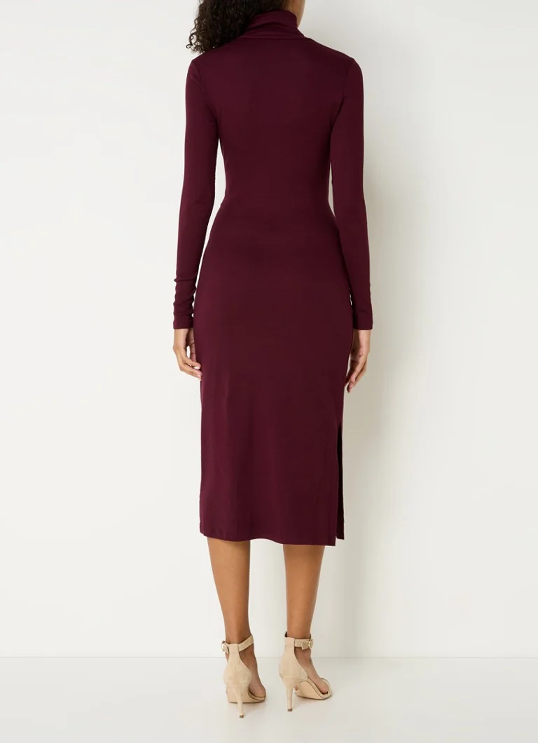 Ralph Lauren midi haljina s pojasom za vezanje i rolkom