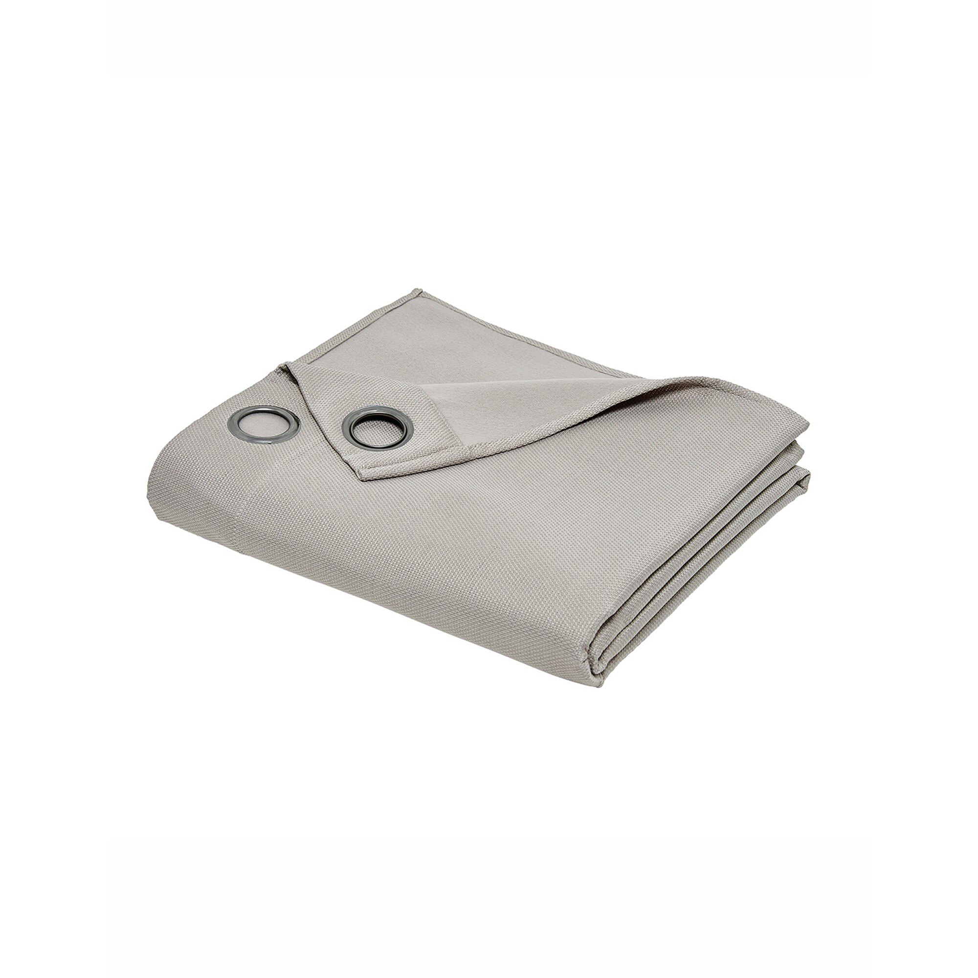 Rideau isolant effet chambray finition oeillets