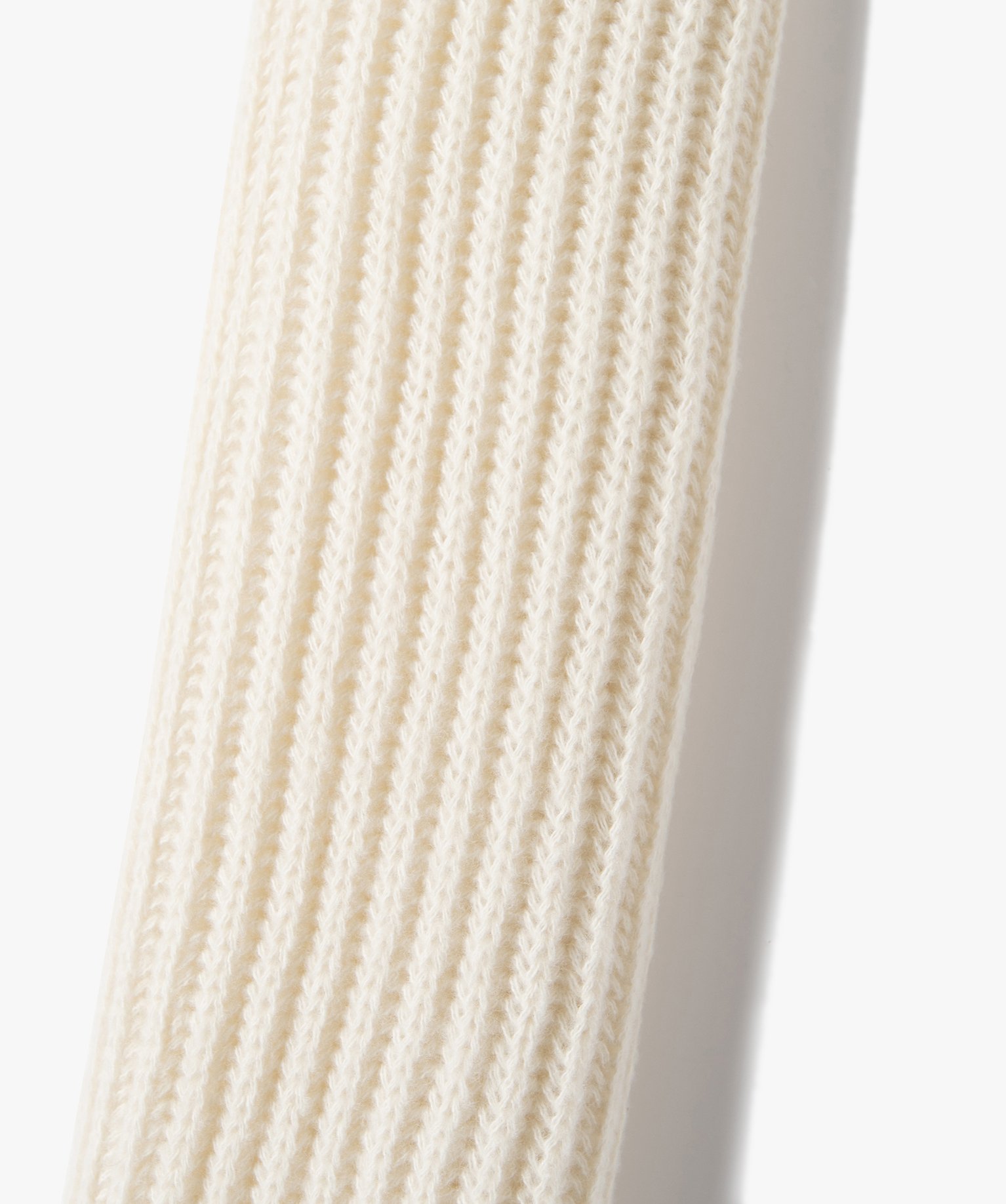 écharpe femme en polyester recyclé ecru | GEMO