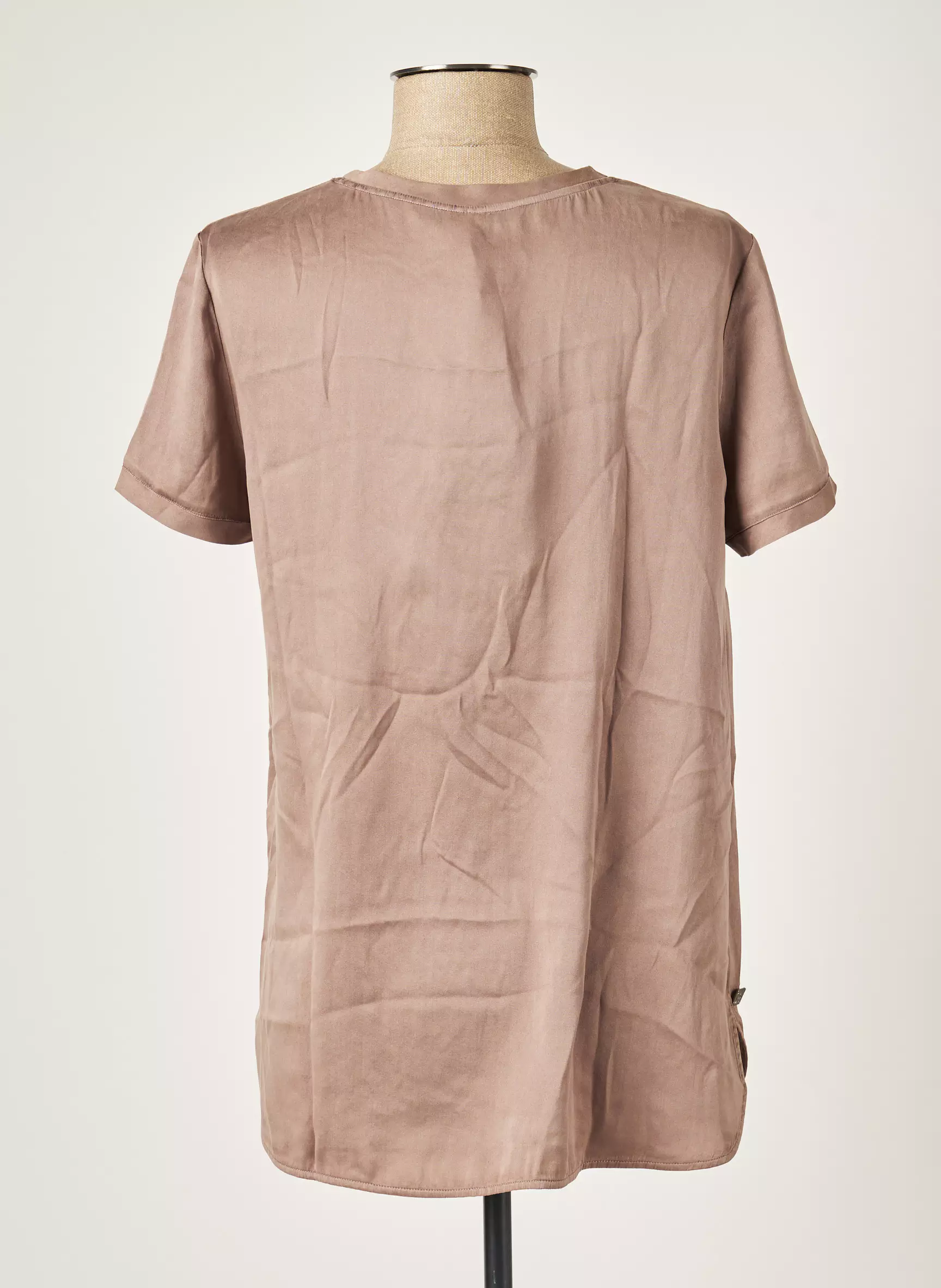 Manila Grace Tshirts Femme couleur marron