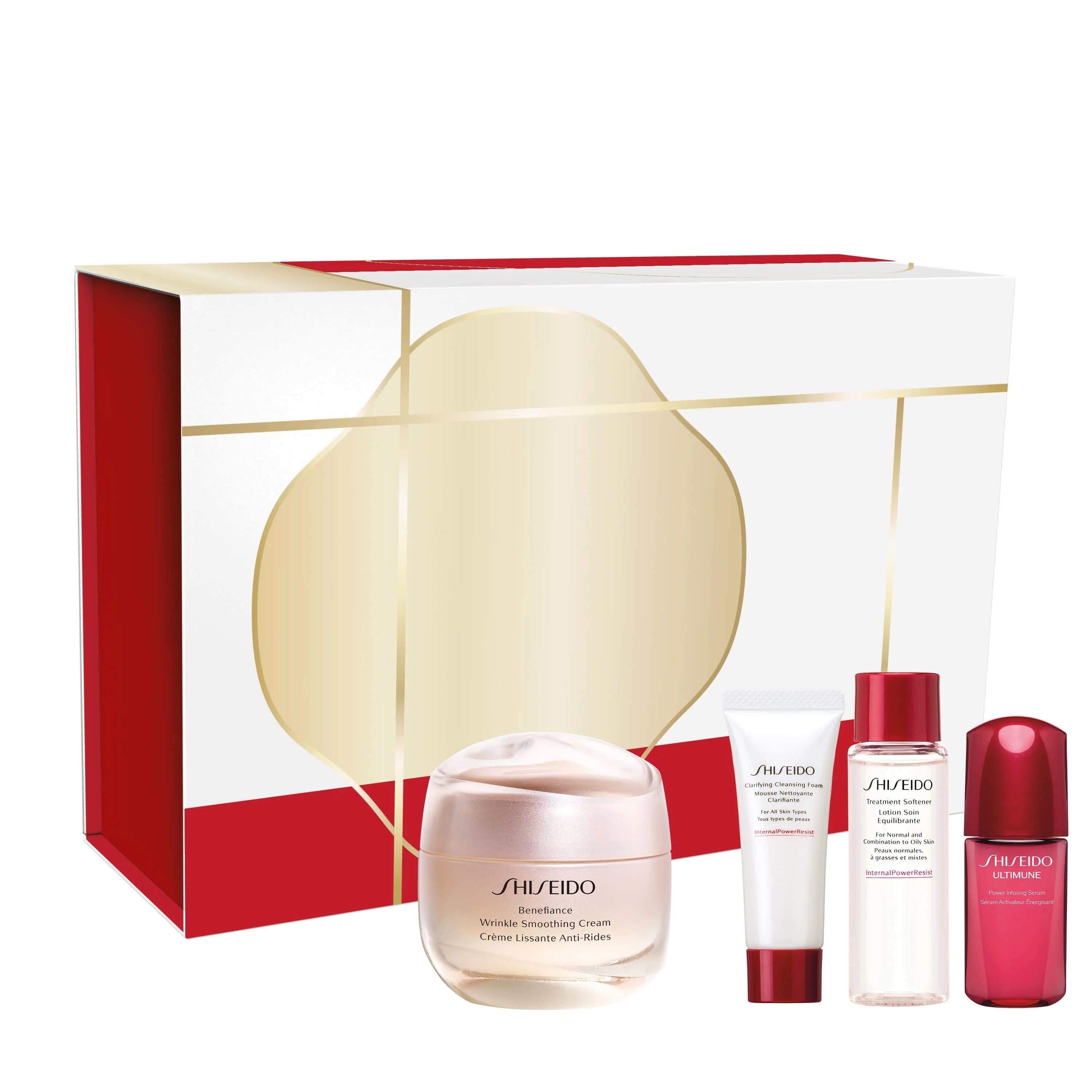 Kit de Férias Benefiance - Conjunto Antirrugas, Creme de Dia Antirrugas