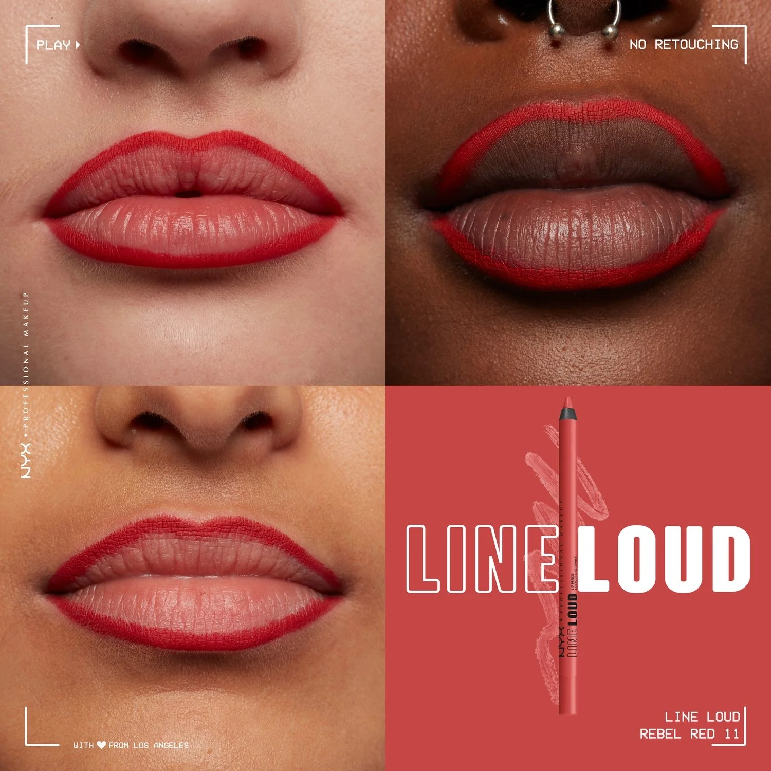 Lip Line Loud Lip Liner Pencil - Leppeblyant