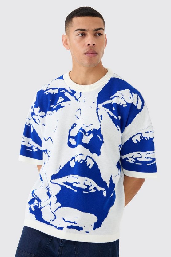 Oversize T-Shirt mit Print