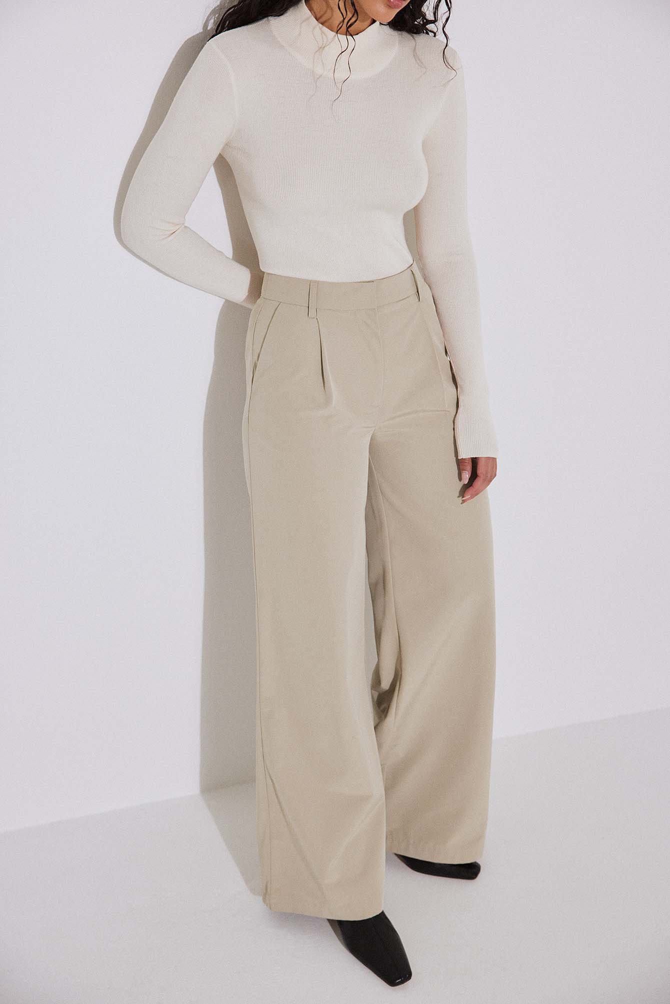 Gewebte weite Hosen